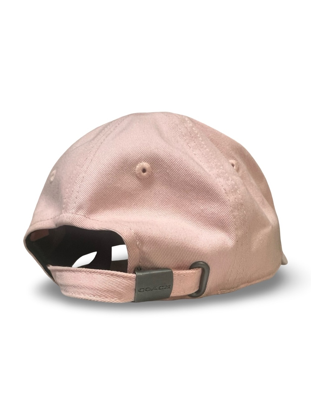 Coach Light Pink Embroidered Logo Cap - Picture 3 of 7